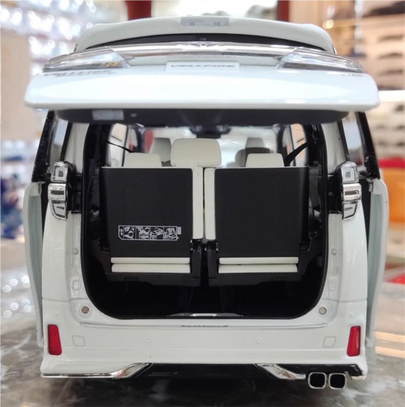 KengFai Toyota Vellfire MPV Business Vehicle white left hand drive 1:18 Car Pre-built Model view10