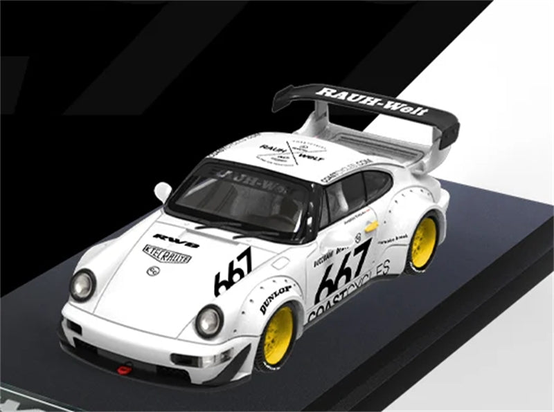 1:64 Porsche 911 RWB964 #667 White #667 BSC DIECAST Limited Edition 499pcs ONLY Model