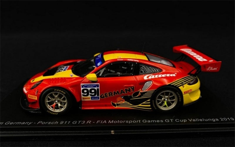 Spark Team Germany Porsch 911 GT3R - FIA Motorsport Games GT Cup Vallelunga S.GORIG - A.RENAUER 1:43 Car Pre-built Model view6