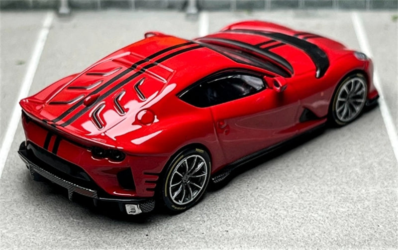 TOC Ferrari FE812C Coupe Sports ROSSO CORSA 1:64 Car Pre-built Model