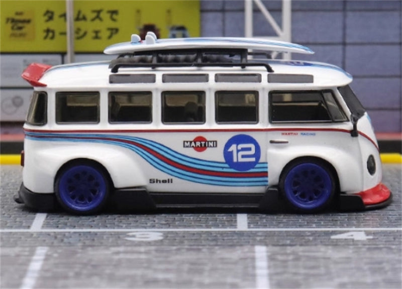 1:64 VOLKSWAGEN T1 Martini Livery Inspire Model DIECAST Model