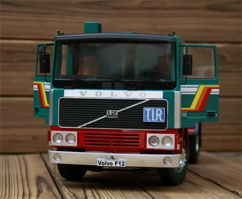 Road Kings VOLVO F12 20 Tractor trailer Green Limited Edition 500PCS ONLY 1:18 Truck Pre-built Model view7