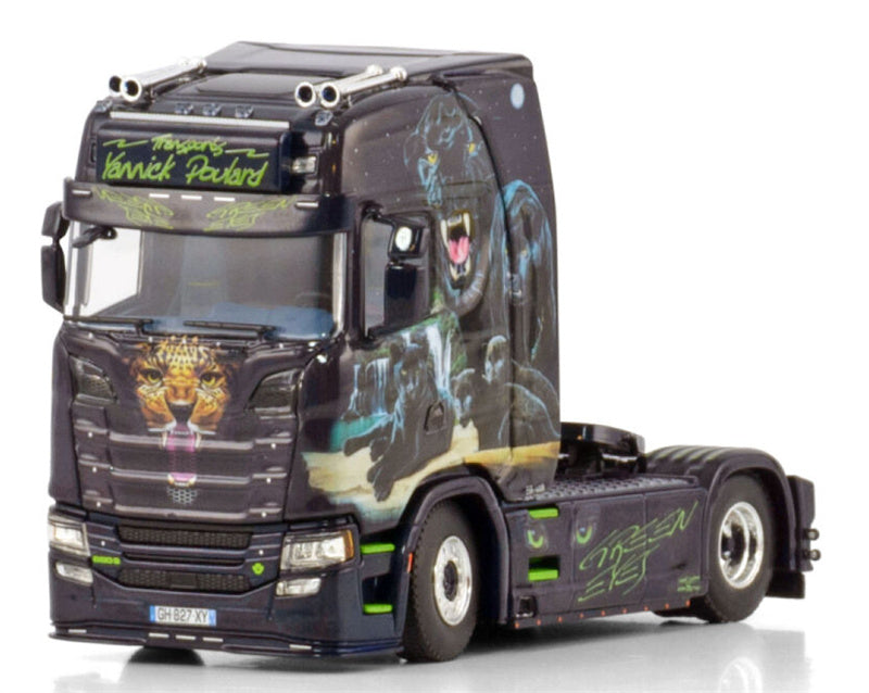 WSI SCANIA S HIGHLINE CS20H 4X2 Yannick Poulard 1:50 Truck Pre-built Model
