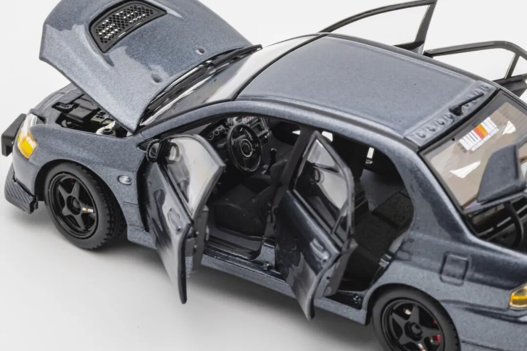 1:43 Mitsubishi Lancer Evolution IX EVO9 Rallyart GATHERJOY Diecast Model Grey