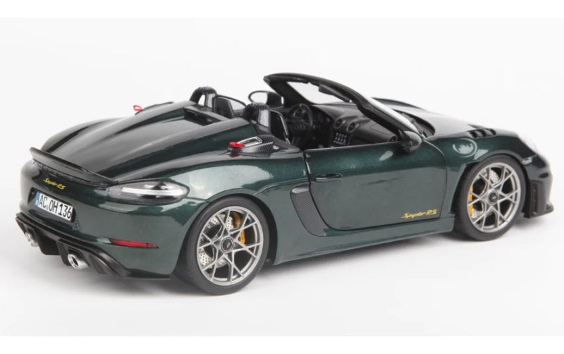 1:18 Porsche 718 Spyder RS 2023 Green NOREV Convertible DIECAST Car Model
