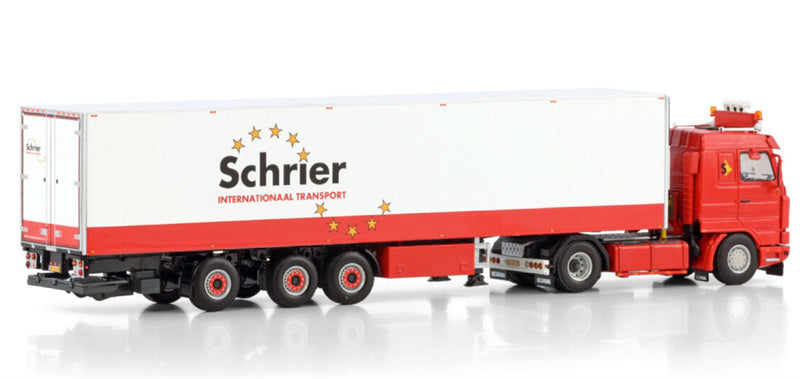 WSI SCANIA 3 SERIES STREAMLINE 4X2 TRIDEC REEFER TRAILER - 3 AXLE Schrier Internationaal Transport 1:50 Truck Pre-built Model