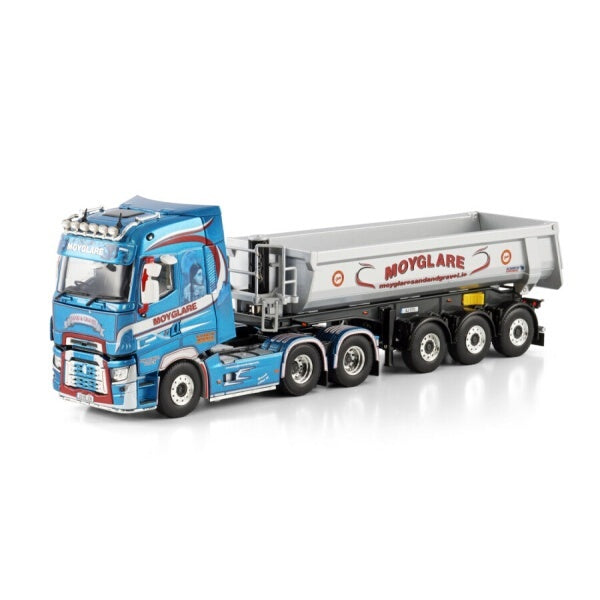 1:50 RENAULT MOYGLARE T HIGH 6X2 TAG PIPE TIPPER TRAILER 3 AXLE WSI   Diecast Model