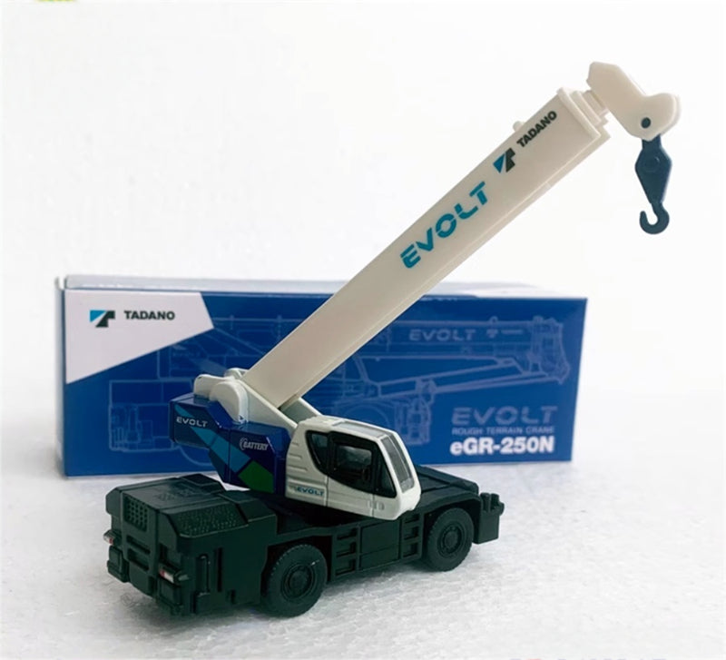 IMC TADANO EVOLT eGR-250N mini Rough Terrain Crane Blue White 1:125 Truck Pre-built Model