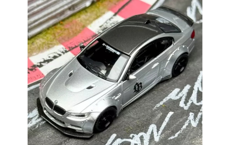 1:64 BMW LB M3 E92  silver Fine model  Limited Edition 699PCS ONLY DIECAST Model