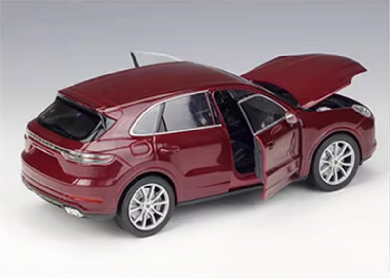 1:24 Porsche Cayenne Turbo  Red  WELLY  DIECAST Car Model