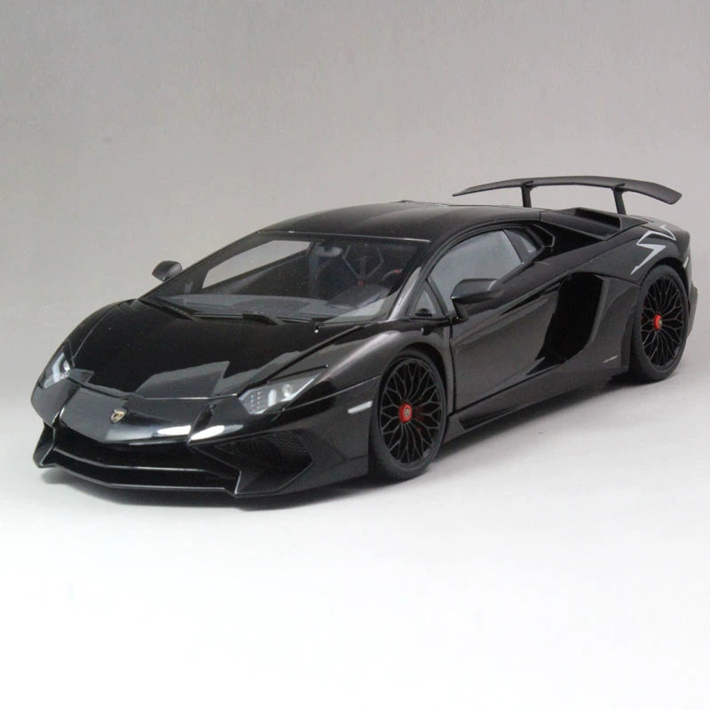 AUTOART Lamborghini Aventador LP750-4 SV Black 1/18 car Pre-a Model