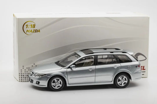 YC Model 1:18 Mazda 6 wagan diecast model silver