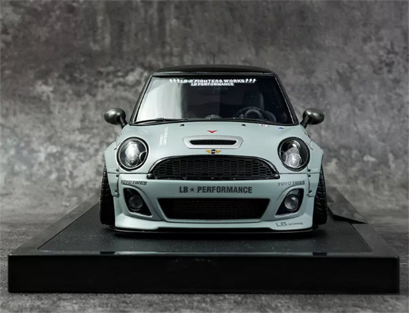 1:18 MINI COOPER LB-WORKS LB NATION R56 2015 Battleship Gray OTTO Limited Edition Resin Model