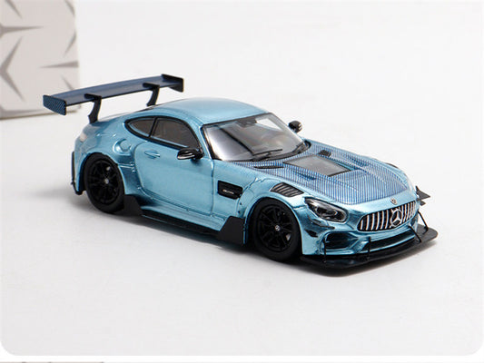 1:64 Mercedes-Benz AMG GT S Carbonerre Wide Body Ice Blue Rhino Model Limited Edition 499PCS ONLY DIECAST Model