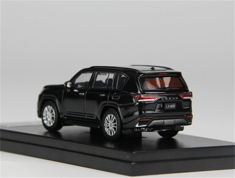 LCD-MODELS Lexus LX600 SUV Pearl Black 1:64 car Pre-built Model view5