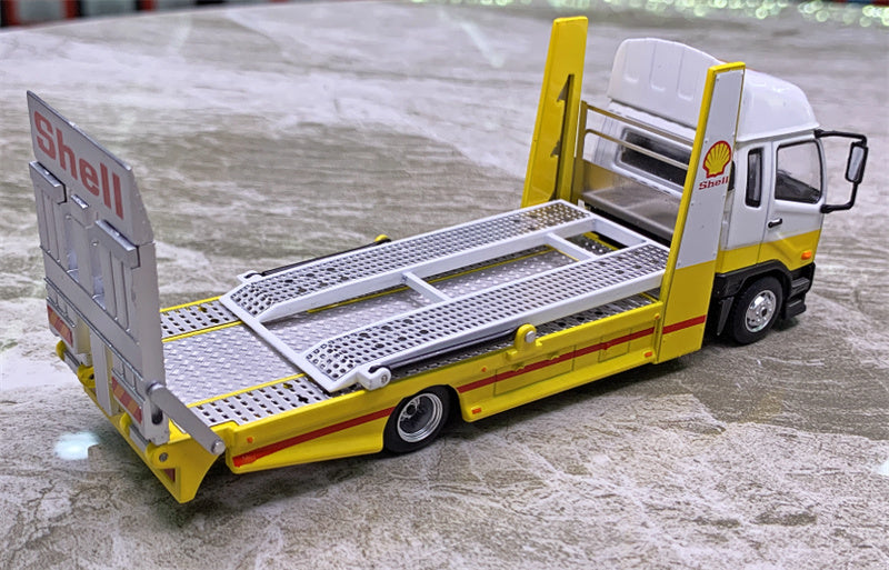 GCD Mitsubishi Fuso Fighter Double deck tow trucks right hand drive 1:64 Truck Pre-built Model view10