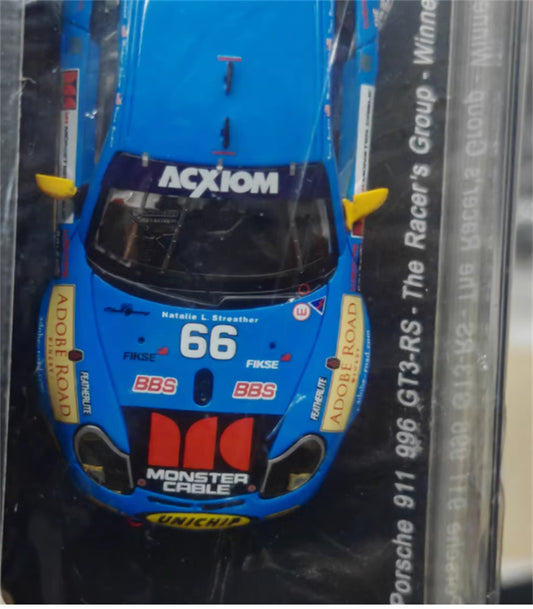 Spark Porsche 911 996 GT3-RS-The Racer's Group - Winner Daytona 24 Hours 2003 1:43 Car Pre-built Model view2