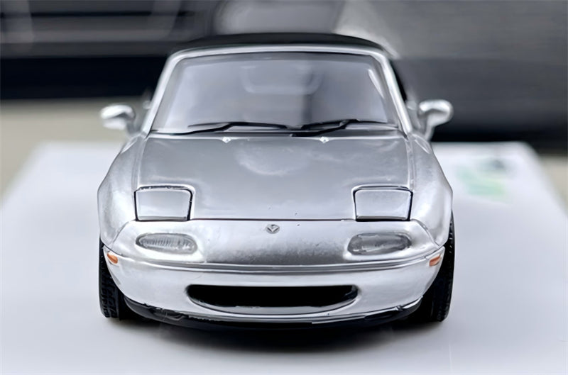 1:64 Mazda MX-5 silver ATS DIECAST Civil Car Model