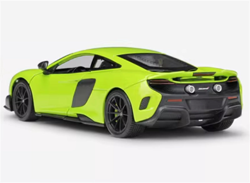 1:24 Mclaren 675LT supercar  Green  WELLY  DIECAST Car Model