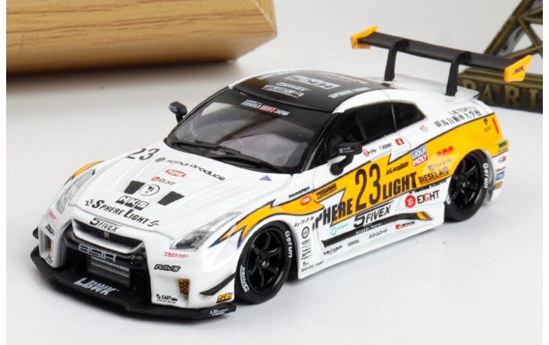 1:64 Nissan 35GT-RR   mymodelcollect Lightning 23 # HKS Limited Edition 999PCS ONLY DIECAST Model