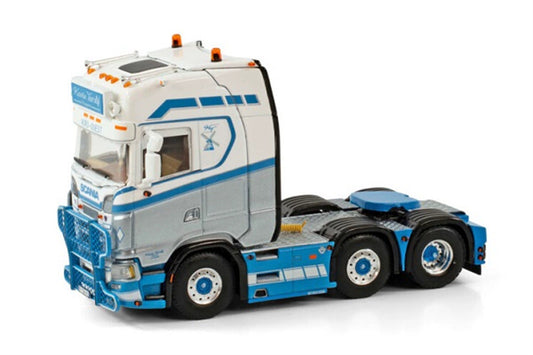 WSI SCANIA S HIGHLINE CS20H 6X2 TWINSTEER KEVIN TARDIF 1:50 Truck Pre-built Model
