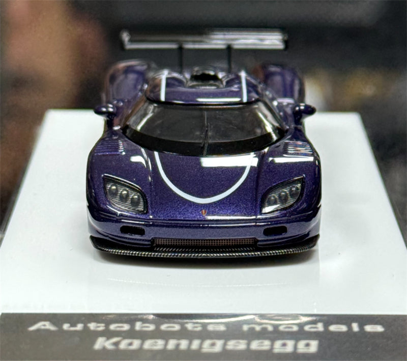 Autobots Models Koenigsegg CCGT Open Cover Edition Purple 1:64 Car Pre-built Model view1