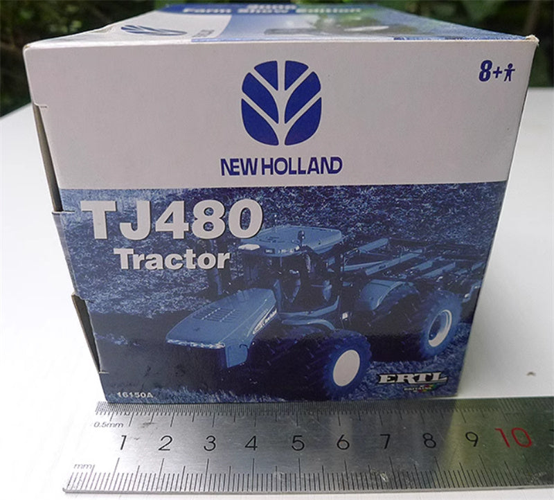 ERTL New Holland TJ480 8-Wheel Twisted Waist Agricultural Tractor out of print blue 1:64 Truck Pre-built Model