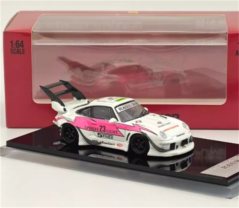 1:64 Porsche 911 RWB 993 Pink Lightning Night SW DIECAST Limited Edition 499pcs ONLY Model