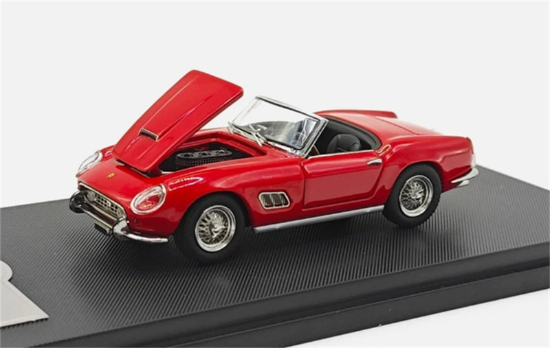 GFCC 1960 SWB Ferrari 250GT California Convertible Red Black Interior Limited Edition 499PCS ONLY LHD 1:64 car Pre-built Model view6