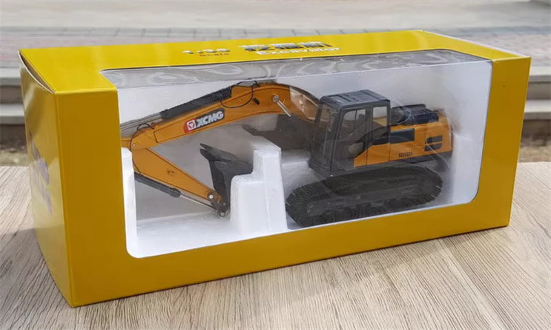 XCMG XE215DA New Excavator Yellow 1:35 Truck Pre-built Model