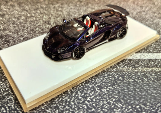 Fine works 64 Lamborghini LP700 LB Convertible Edition Limited Edition 199PCS ONLY Color changing purple 1:64 Car Pre-built Model view1
