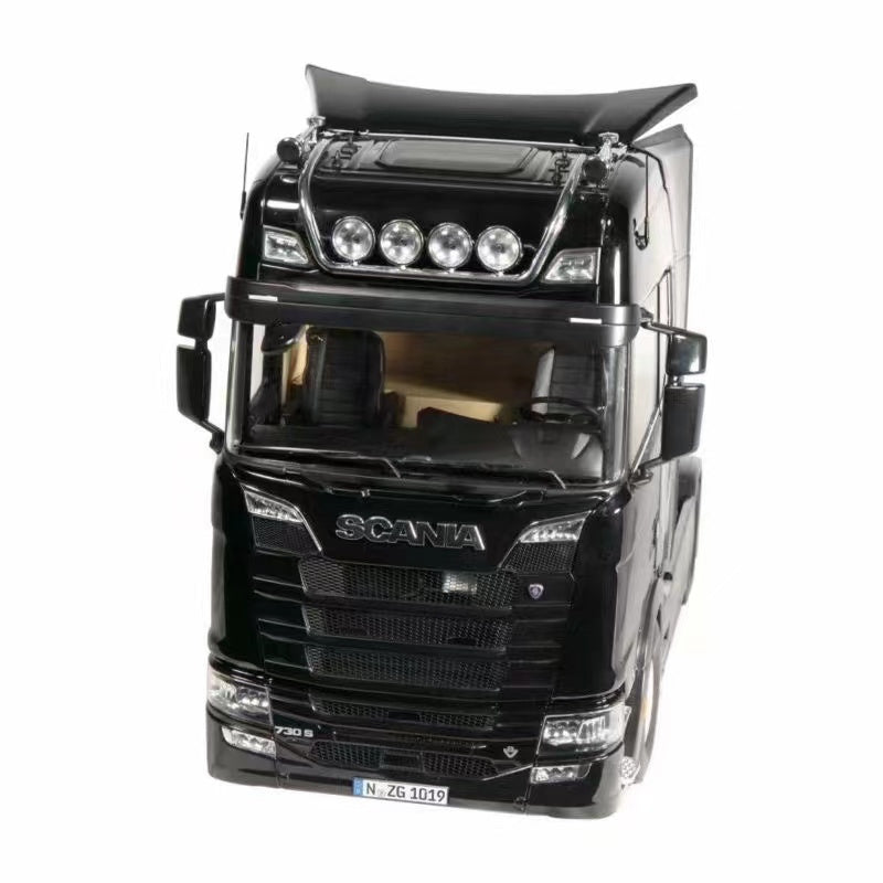 NZG  Scania V8 730S 4x2 black  1/18 DIECAST Truck Lorry