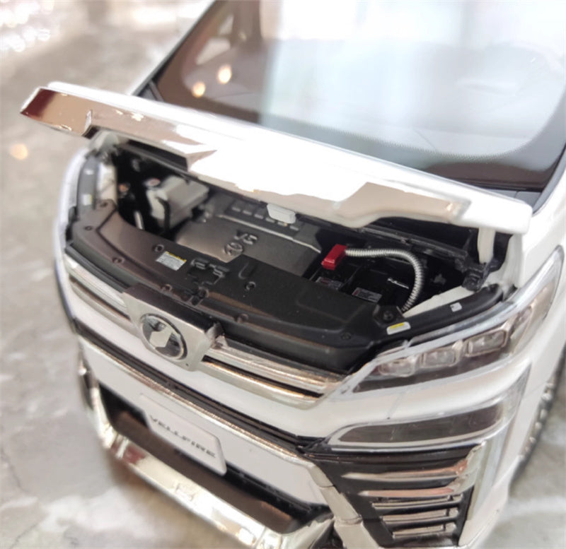KengFai Toyota Vellfire MPV Business Vehicle white left hand drive 1:18 Car Pre-built Model view12