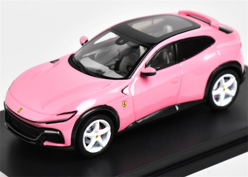 Funny Model Ferrari Purosangue V12 FUV Metallic Pink SUV 1:64 car Pre-built Model view4