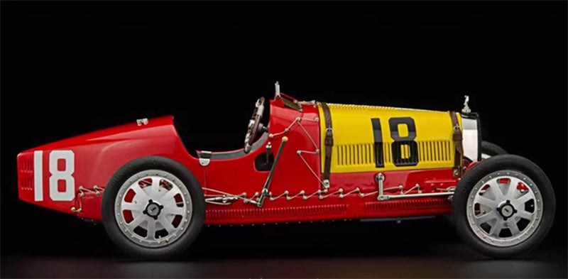 CMC Bugatti Typ 35 GP Nation Colour Project Spanien #18 1924 Limited Edition 2000PCS ONLY 1:18 Car Pre-built Model view5