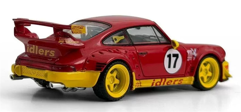 1:64 Porsche RWB 964 iDlers #17 Model model DIECAST Civil Car Model