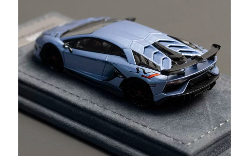 1:64 Lamborghini Aventador SVJ LP770-4 Sky Blue Grade Pro Limited 199 pcs Resin Car Model