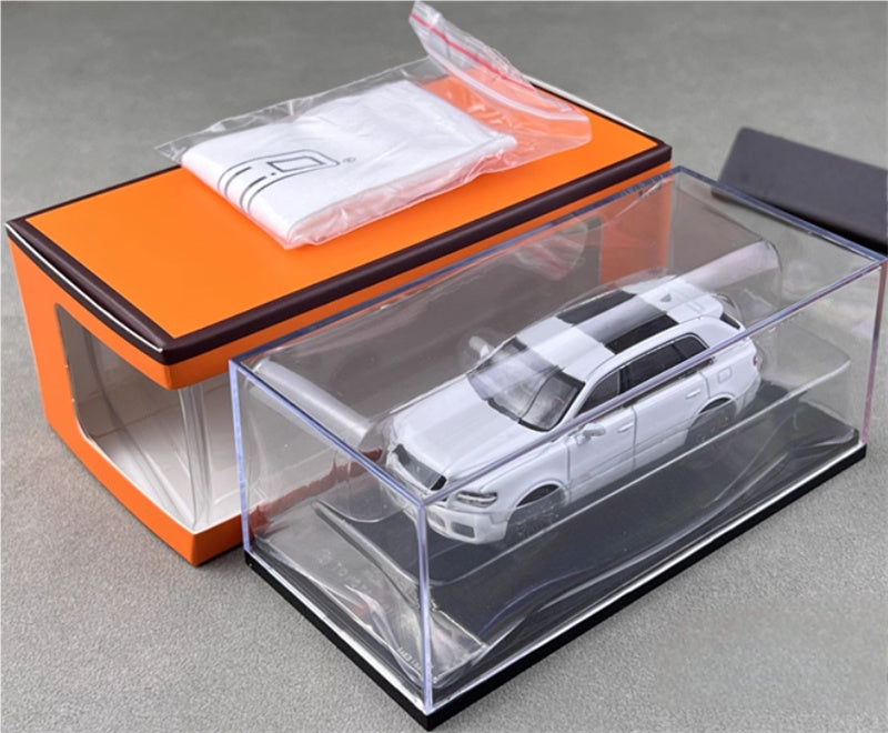 GCD Toyota Century 3rd Generation G70 SUV white left hand drive 1:64 Car Pre-built Model view8