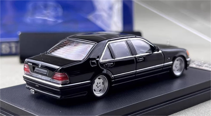 SW Mercedes Benz S600 W140 Black Limited Edition 499PCS ONLY 1:64 car Pre-built Model view7