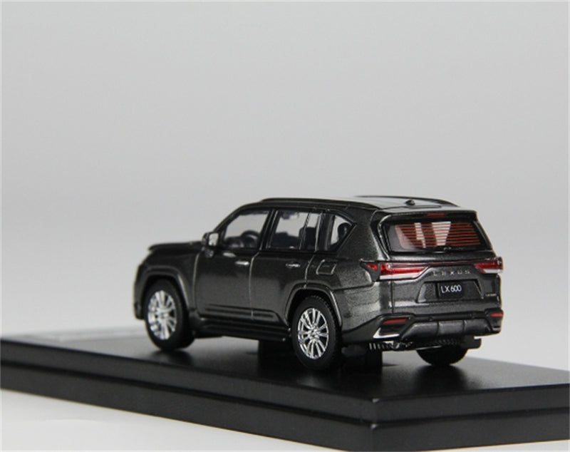 LCD-MODELS Lexus LX600 SUV Metallic Gray 1:64 car Pre-built Model view5