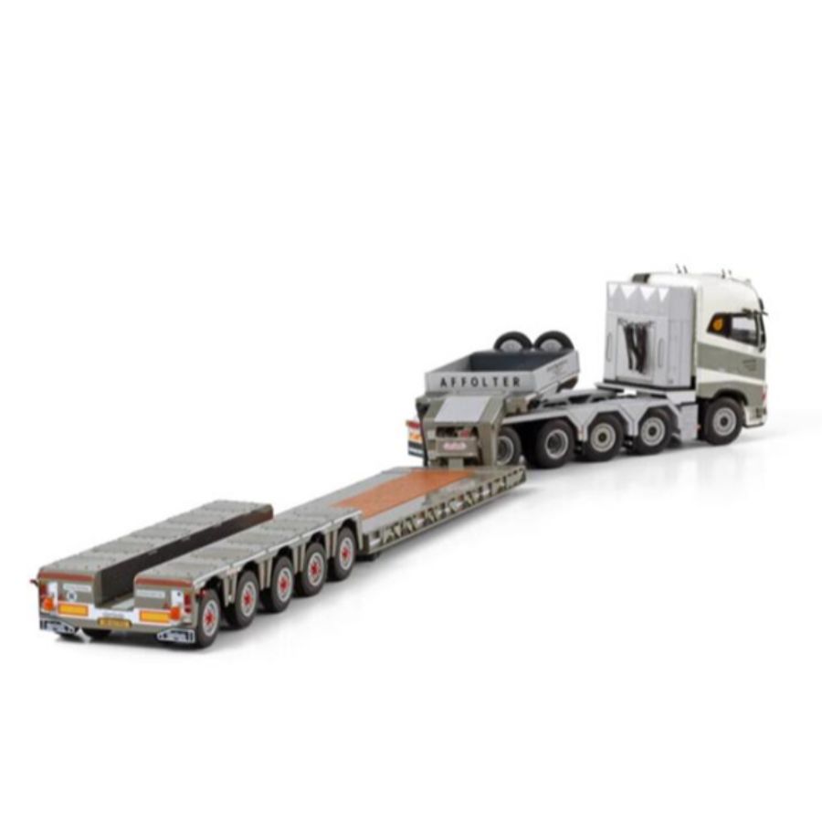 WSI VOLVO FH4 GLOBETROTTER 10X4 NOOTEBOOM LOWLOADER - 5 AXLE AFFOLTER 1:50 DIECAST Truck Lorry