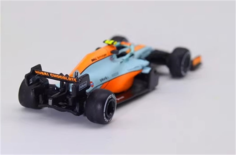 LCD-MODELS-MODELS Mclaren MCL35M Monaco Gulf Edition No.3 Ricciardo & No.4 Norris 2 Car Set Limited Edition 4000PCS ONLY 1:64 car Pre-built Model view5