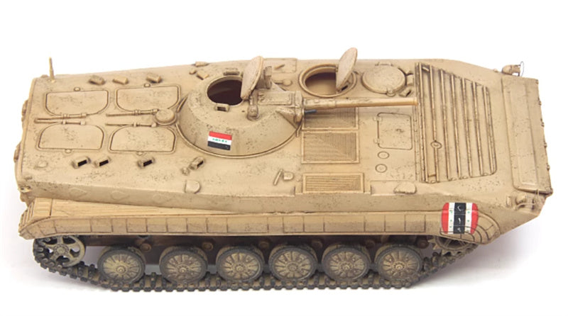 S-MODEL BMP-1 Iraqi Infantry Fighting Vehicle Desert color 1:72 Tank Pre-built Model