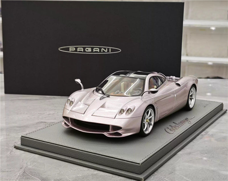 BBR MODELS PAGANI HUAYRA CODALUNGA IRIDESCENT BRONZO AYMARA Leather base Limited Edition 200PCS ONLY 1:18 Car Pre-built Model view11
