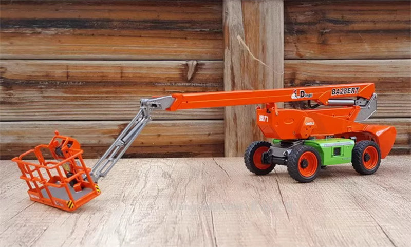 Dingli BA28ERT Self-propelled articulated boom lift 1:35 Truck Pre-built Model