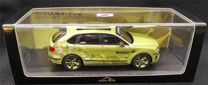 Spark BENTLEY Bentayga Pikes Peak International Hill Climb 2018 10:49.902 SUV Production Record Time #8 1:43 Car Pre-built Model view8