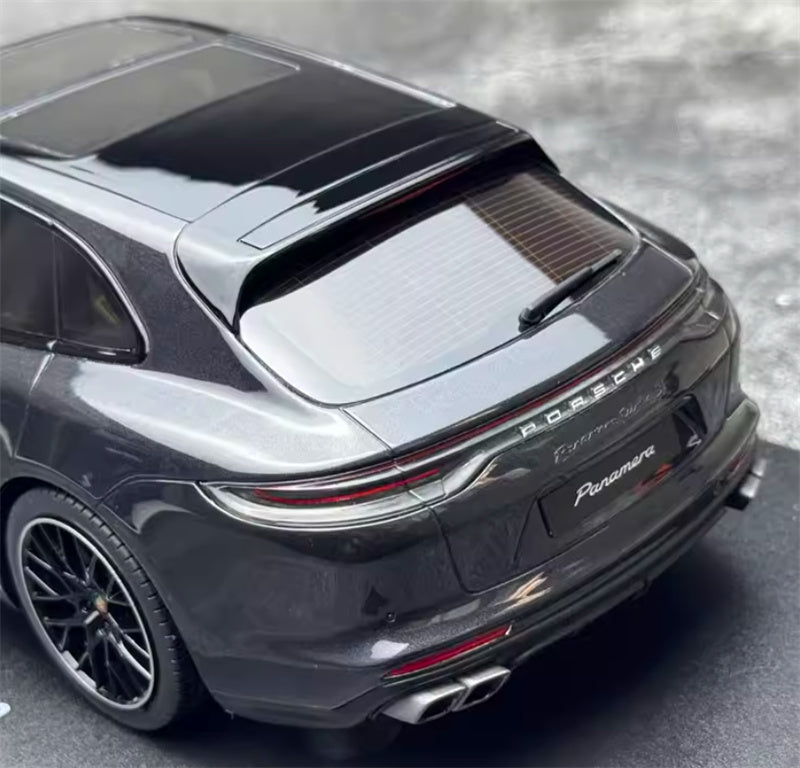 1:18 PORSCHE Panamera Turbo S Sport Turismo  Metallic Gray  GT SPIRIT Limited Edition 504PCS ONLY Resin Car Model