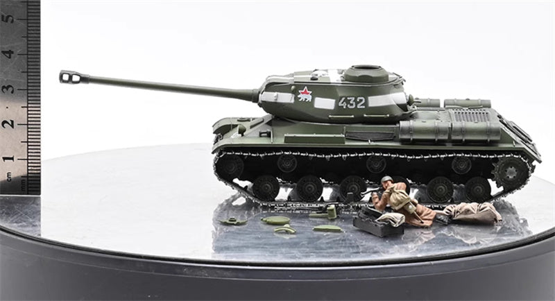 3R Berlin JS2 Heavy Tank Stalin 2 tank w/ 1 shooter personnel 1:72 Tank Pre-built Model