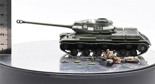 3R Berlin JS2 Heavy Tank Stalin 2 tank w/ 1 shooter personnel 1:72 Tank Pre-built Model