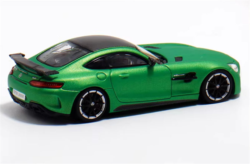 MJ Model 2017 Mercedes AMG GTR C190 First Generation Supercar green Limited Edition 1000PCS Only 1:64 Car Pre-built Airliner Model Display view8